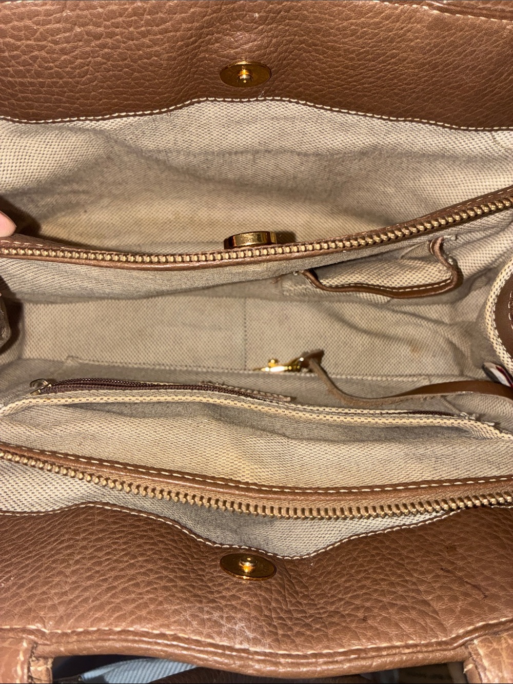 Vintage Dooney & Bourke Signature Handbag - Picture 7 of 12